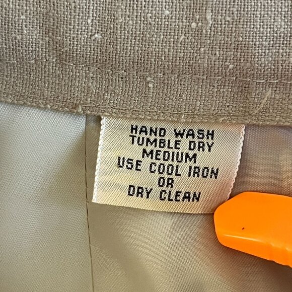 Vtg Bettmaar Artwear Cottagecore Wrap Maxi Skirt Womens 14 Canada Geese Flying - Picture 11 of 14